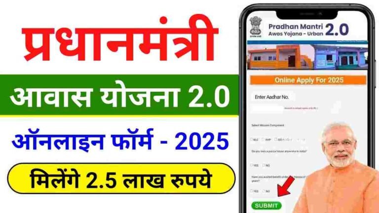 Pradhan Mantri Awas Yojana Urban 2.0 Apply Online 2025 – Check Eligibility, Amount & Apply Online