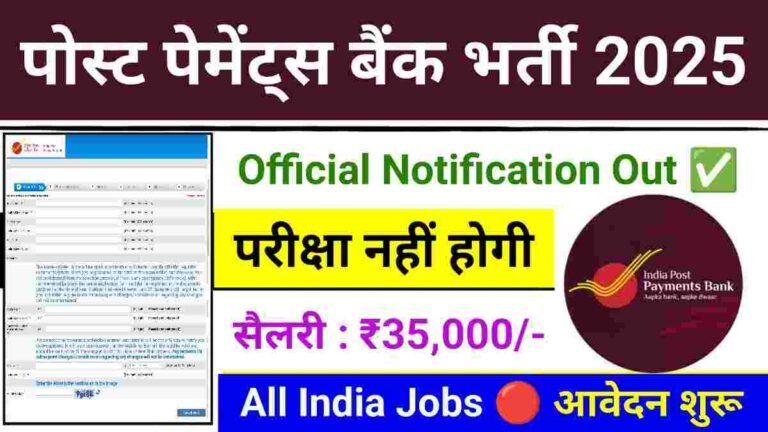 IPPB Executive Vacancy 2025