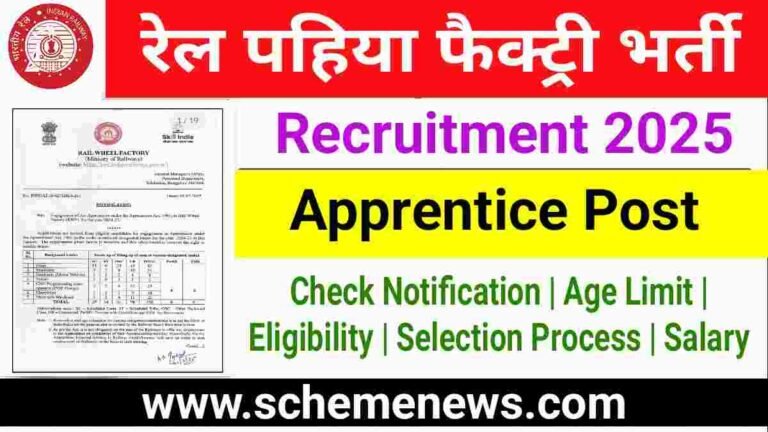 Rail Wheel Factory Vacancy 2025