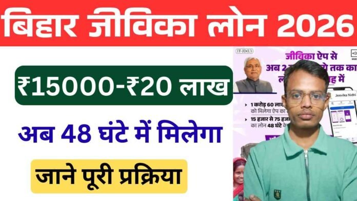 Bihar Jeevika Nidhi Loan Scheme 2026