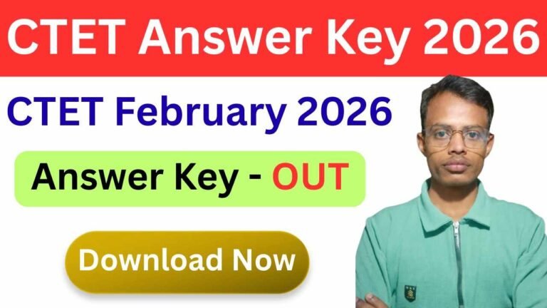 CTET Answer Key 2026 Released: Download Paper 1 & Paper 2 Answer Key