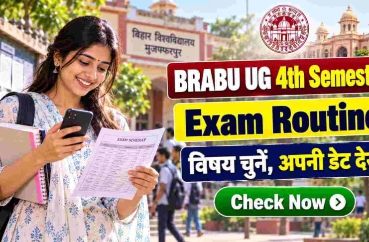 BRABU UG 4th Semester Exam Routine 2026 (Session 2024-28)