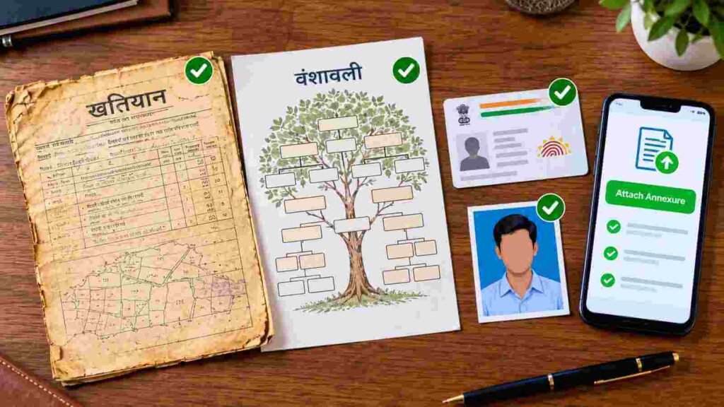 Bihar Caste Certificate Documents 2026 — खतियान, वंशावली, आधार और फोटो की चेकलिस्ट