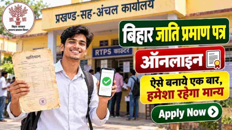 Bihar Caste Certificate Online Apply 2026: अपना जाति प्रमाण पत्र बनाये, इस तरह जीवनभर मान्य — जानें अंचल, अनुमंडल, जिला स्तर का अप्लाई प्रोसेस