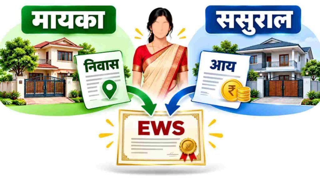bihar ews certificate married women rule