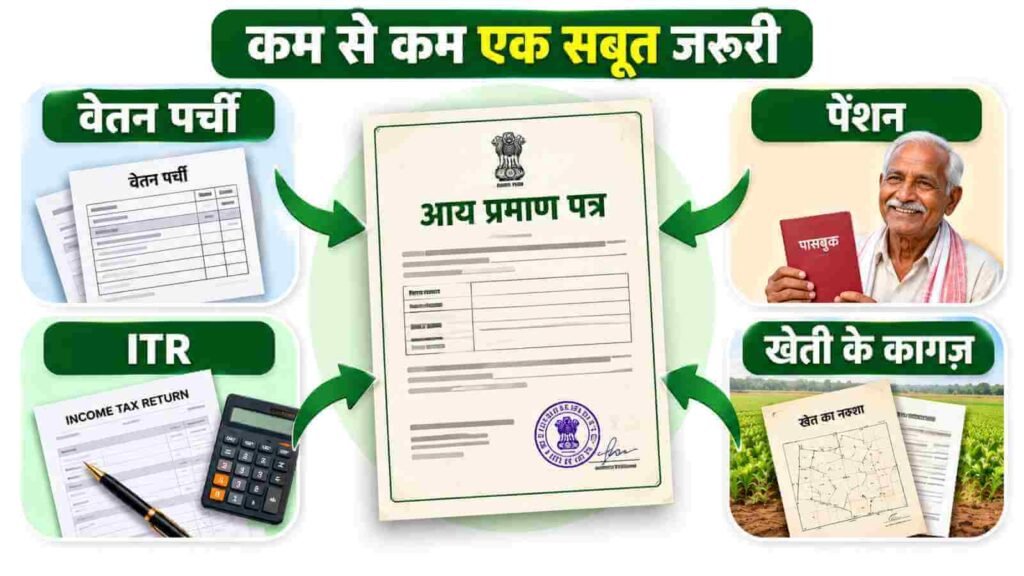 Bihar Income Certificate Documents 2026