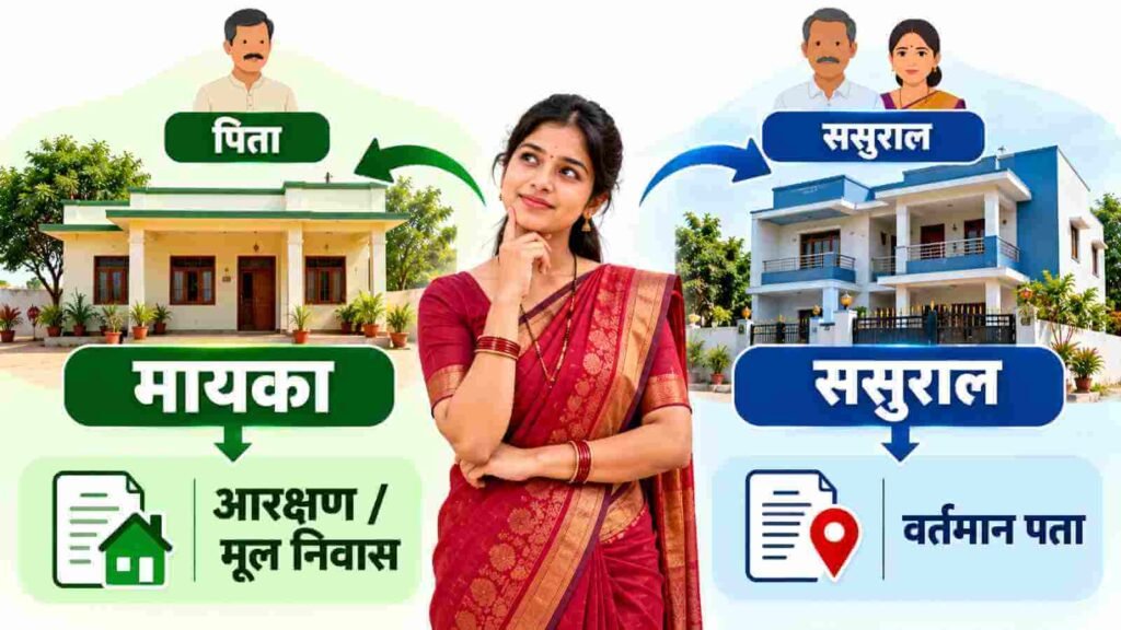 bihar residence certificate married women father address
