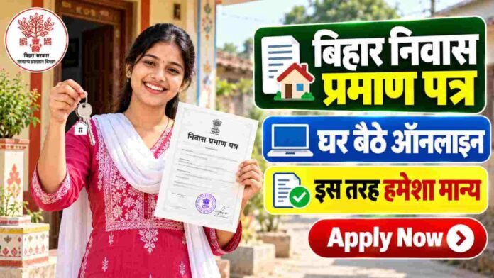 Bihar Residence Certificate Online Apply 2026