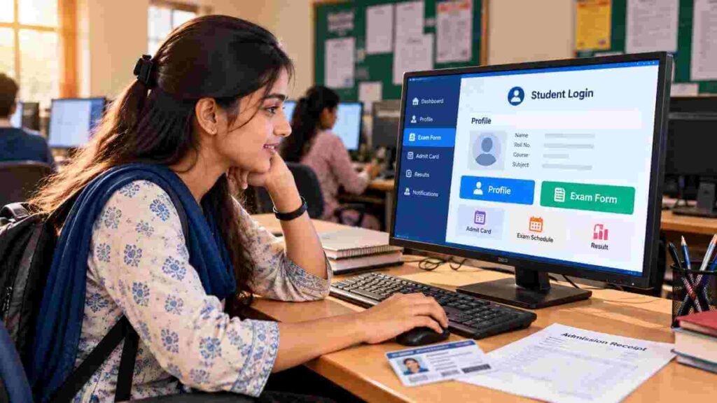BRABU 1st Semester Exam Form 2026 — Samarth Portal