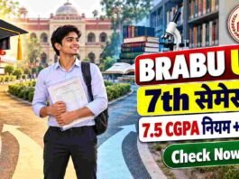 BRABU UG 7th Semester Exam Date 2023-27