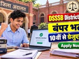 DSSSB District Court Vacancy 2026