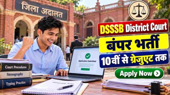 DSSSB District Court Vacancy 2026